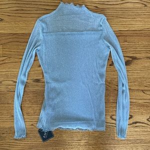 Never worn tight sparkly mesh shirt